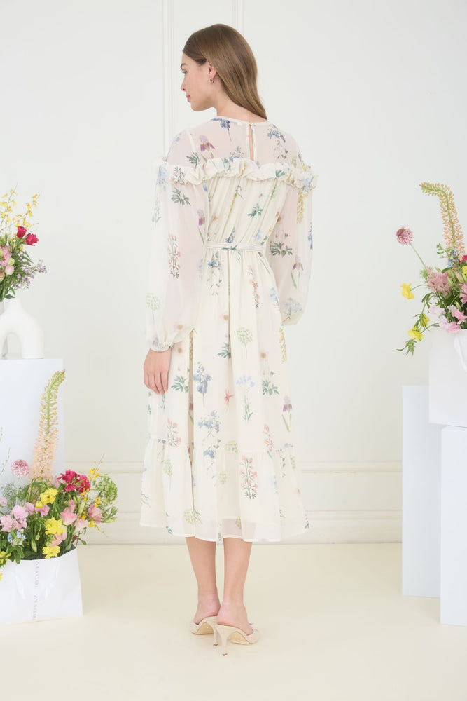 cream dress with pink flowers short white floral dress Cream White Floral Off-Shoulder Short Graduation Dress  Cream White Floral / XSmall