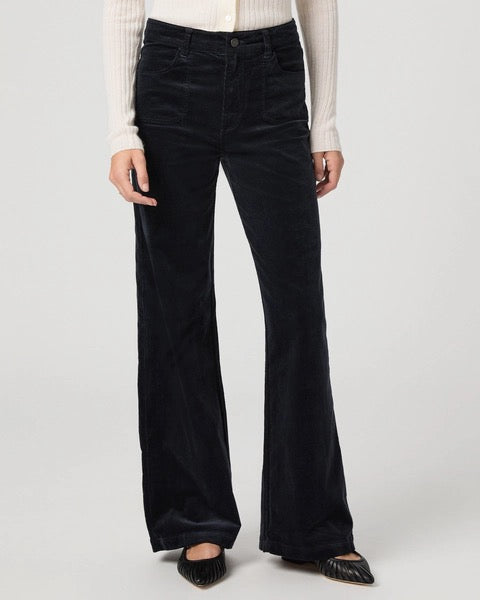 Anessa 31" Wide Leg Corduroy Pant Navy