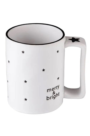 Merry & Bright Debossed Mug 16oz