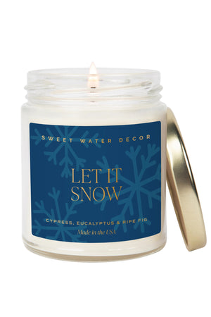 Let It Snow Soy Candle 9oz