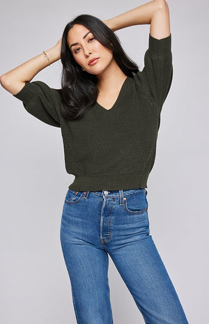 Phoebe Pullover Sweater Olive