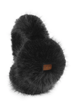 Faux Fur Earmuff - Black