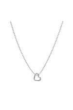 Agapantha Junibel Sweetheart Necklace Sterling Silver