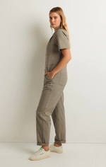 Stevie Stretch Twill Jumpsuit Willow