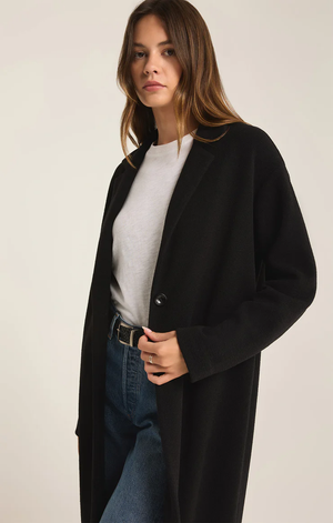 Mason Coat Black-Mapel Boutique