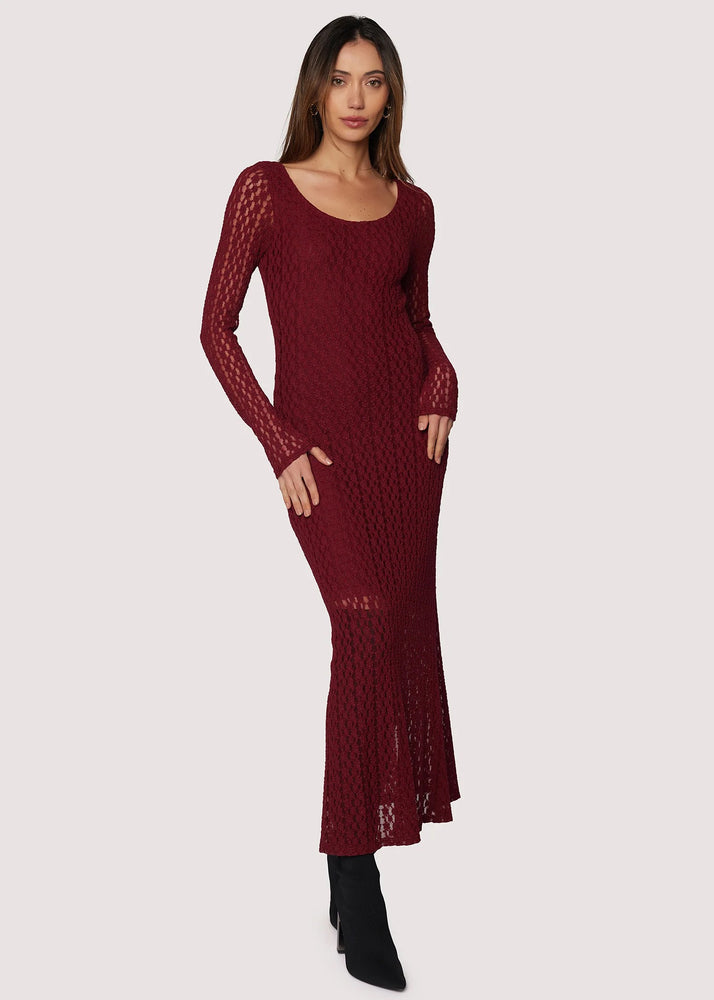 Sistine Tale Maxi Dress Merlot