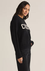 Lizzy "Cheers" Sweater Black