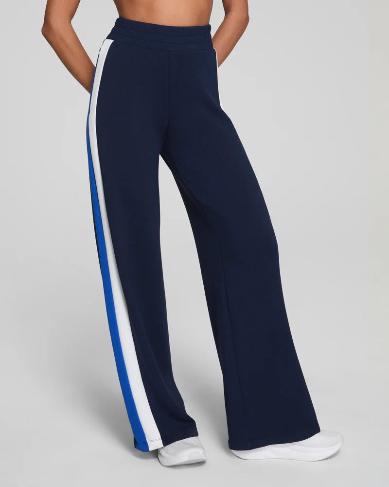 SPANX AE Colorblock Track Pant - Timeless Navy/Powder/Cerulean