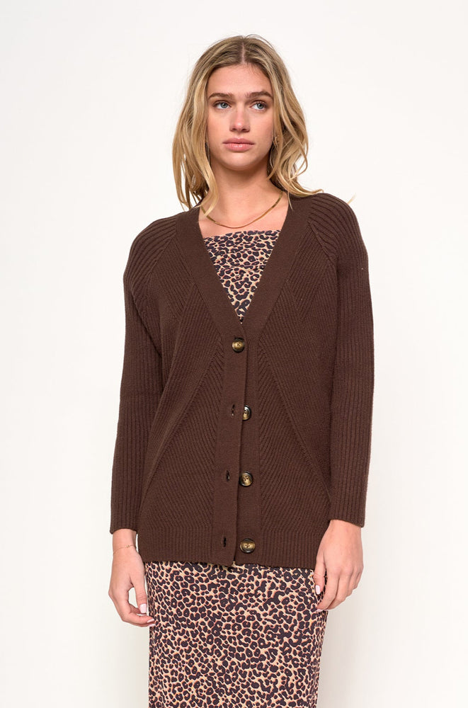 Keiko Cardigan Brown