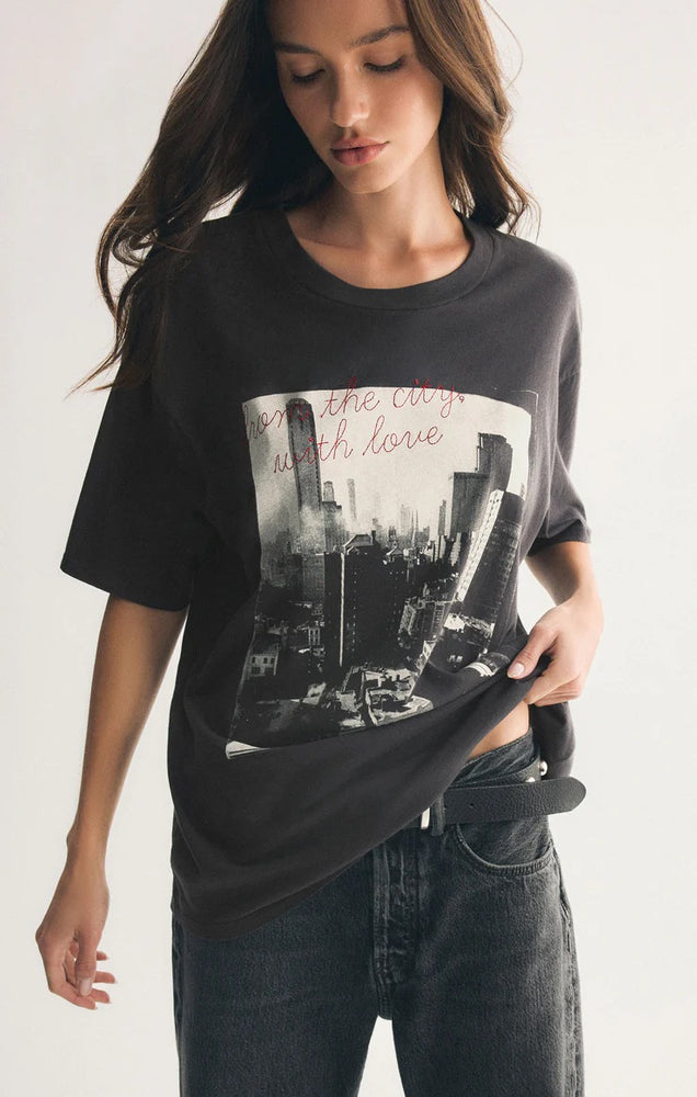 Big Apple City Tee Black Sand