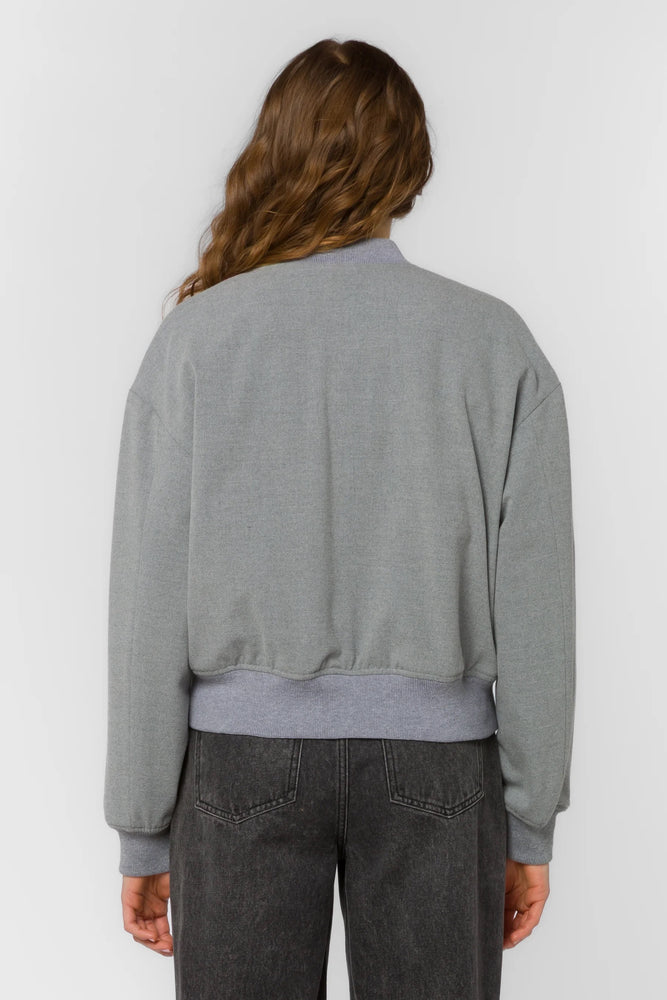 Nikita Bomber Jacket Heather Grey