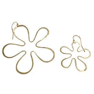 Agapantha Flora Earrings14k Gold Fill Small 1.25"