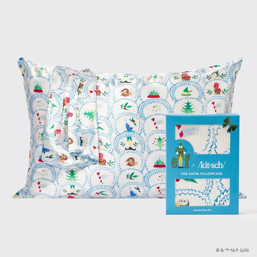 ELF Satin Pillowcase - North Pole