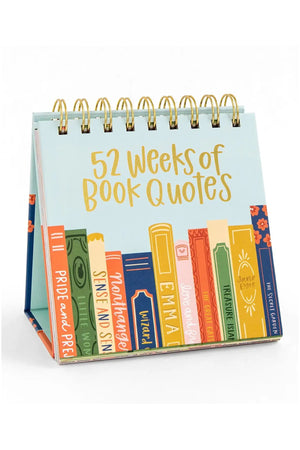 52 Weeks of Book Quotes Desk Flip Calendar