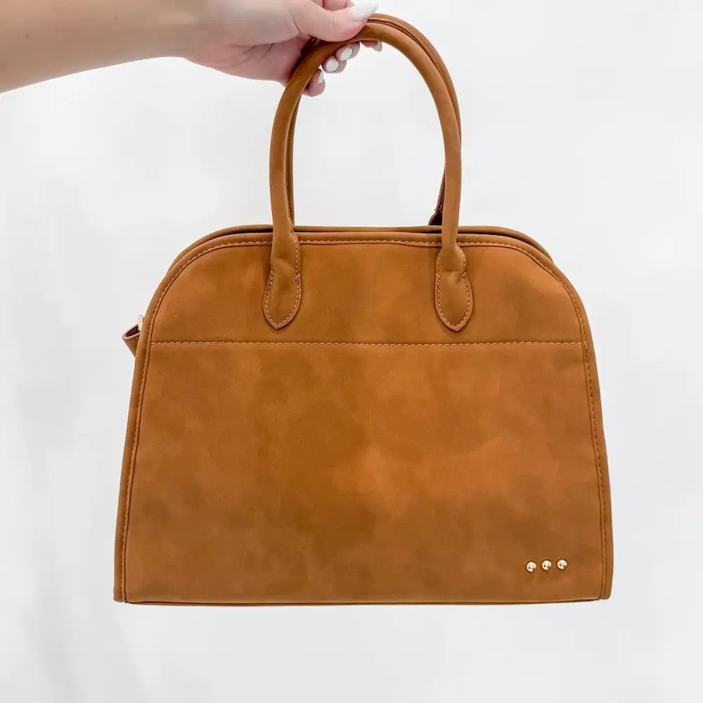 Nirvana Nubuck Tote Camel