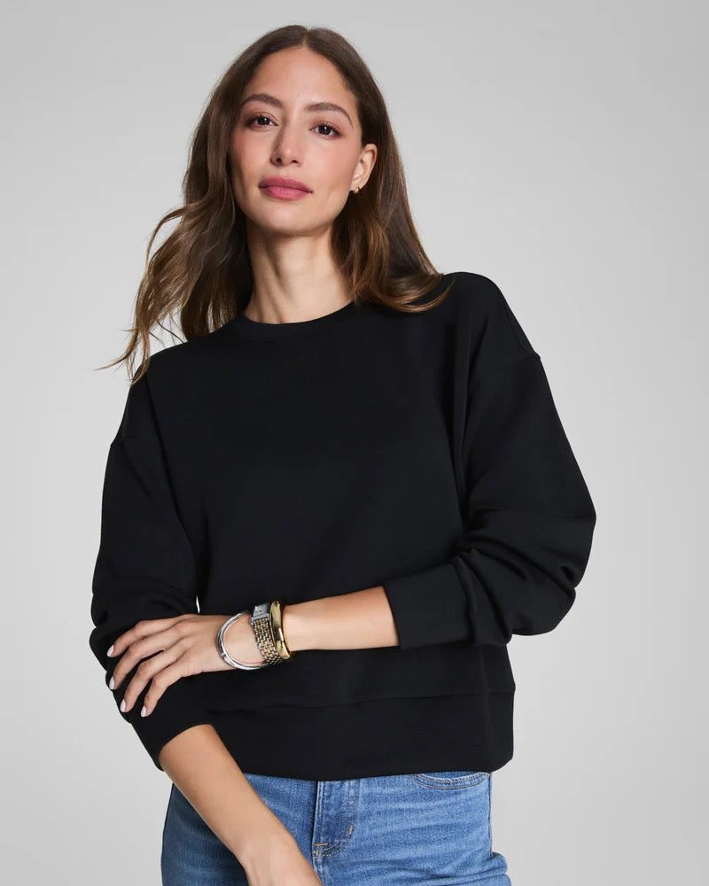SPANX AE Crewneck - Very Black