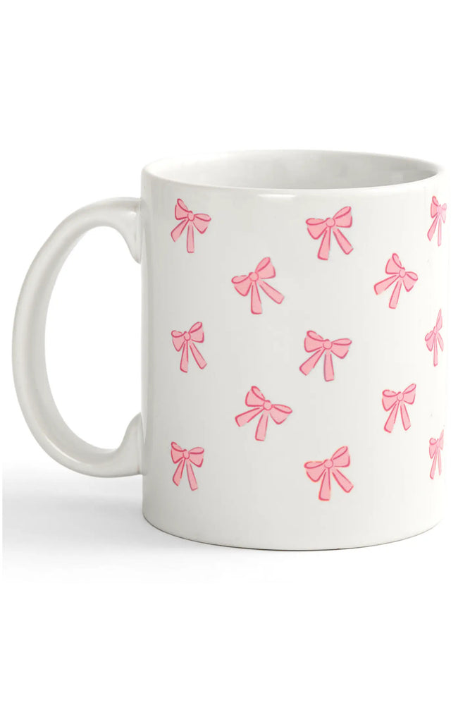 Pink Bows Ceramic Mug 11oz