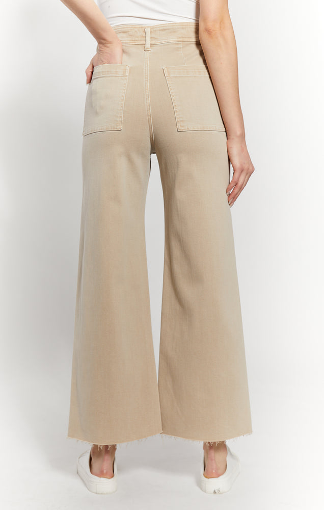 
            
                Load image into Gallery viewer, High Rise Wide Leg Jean Oat Milk
            
        