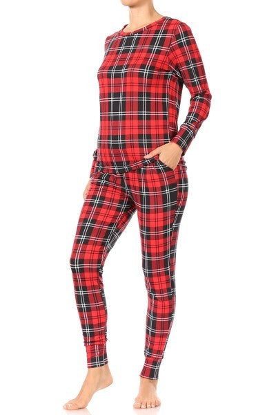 Christmas Morning Fleece Lined Pajama Set