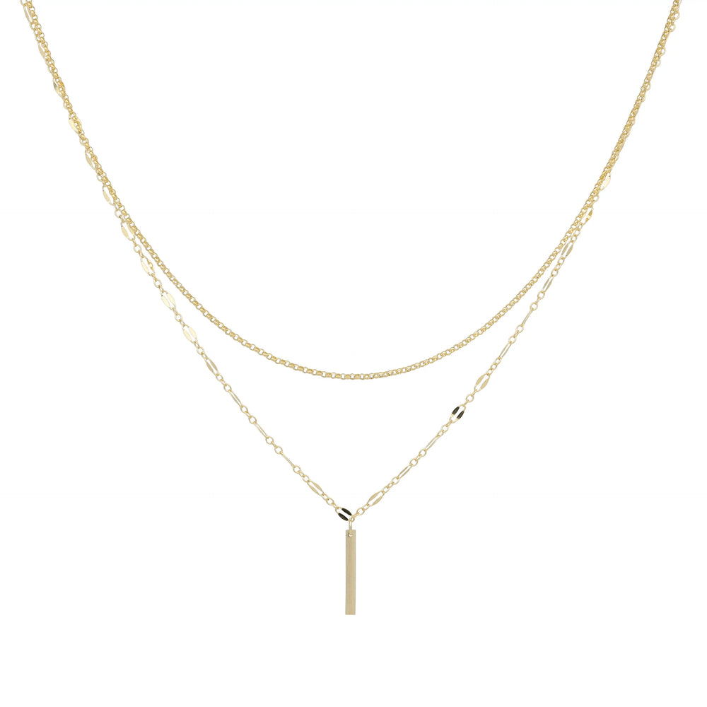 Agapantha Poppy Necklace Gold Fill