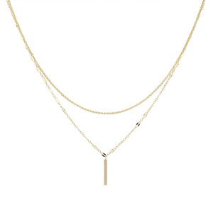 Agapantha Poppy Necklace Gold Fill