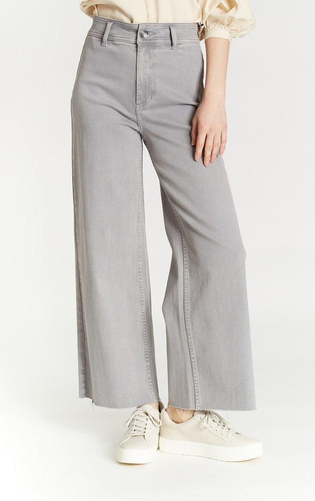 
            
                Load image into Gallery viewer, High Rise Wide Leg Jean True Grey
            
        