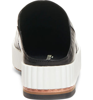 Miller Leather Sneaker Mule Black