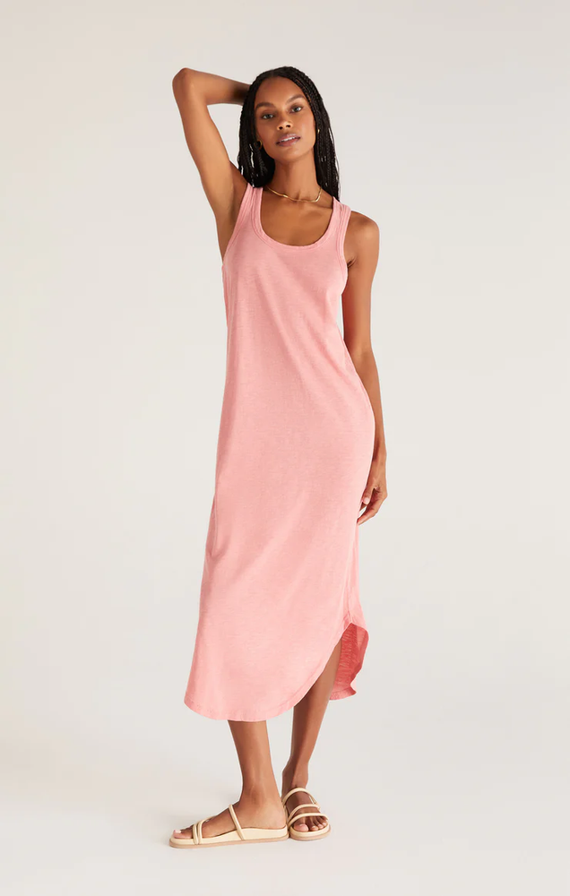 
            
                Load image into Gallery viewer, Easy Going Cotton Slub Dress Shell Pink
            
        