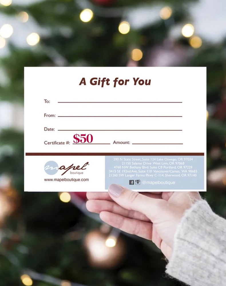 $50 Mapel Gift Certificate