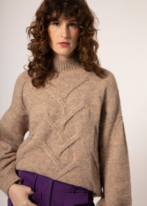 
            
                Load image into Gallery viewer, Naiana Sweater Beige
            
        