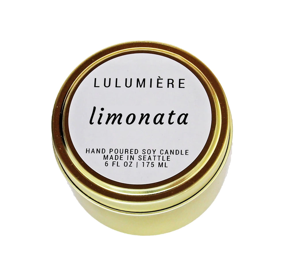 
            
                Load image into Gallery viewer, Lulumiere 6 oz Limonata Tin Candle
            
        