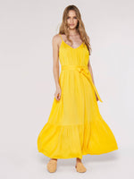 Alina Viscose Twill Dress Yellow