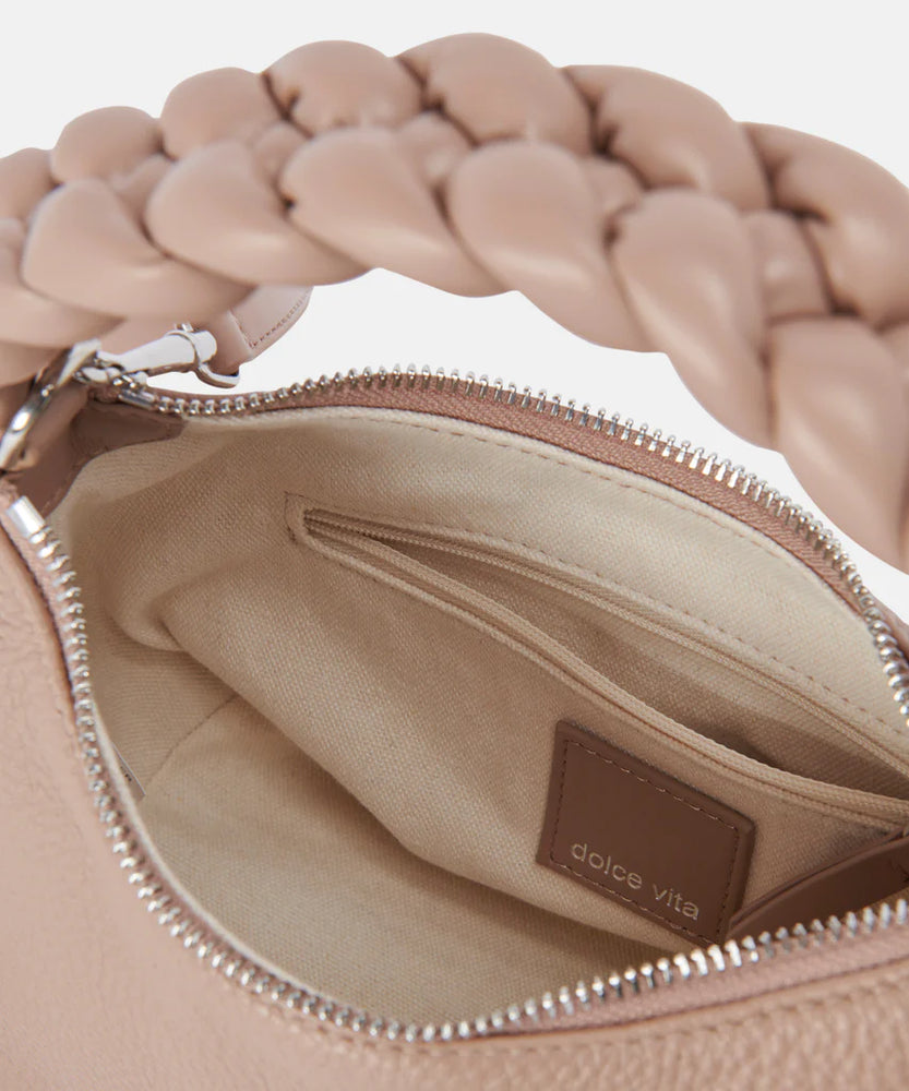 
            
                Load image into Gallery viewer, Pippa Crossbody Leather Bag Cafe Soft Pebble
            
        