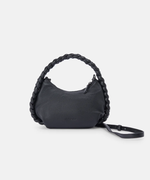Pippa Crossbody Leather Bag Black Soft Pebble