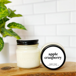 Apple Cranberry Soy Wax Candle 8oz