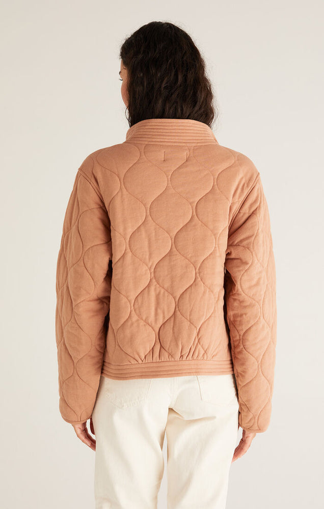 
            
                Load image into Gallery viewer, Redwood Quilted Jacket Saddle
            
        