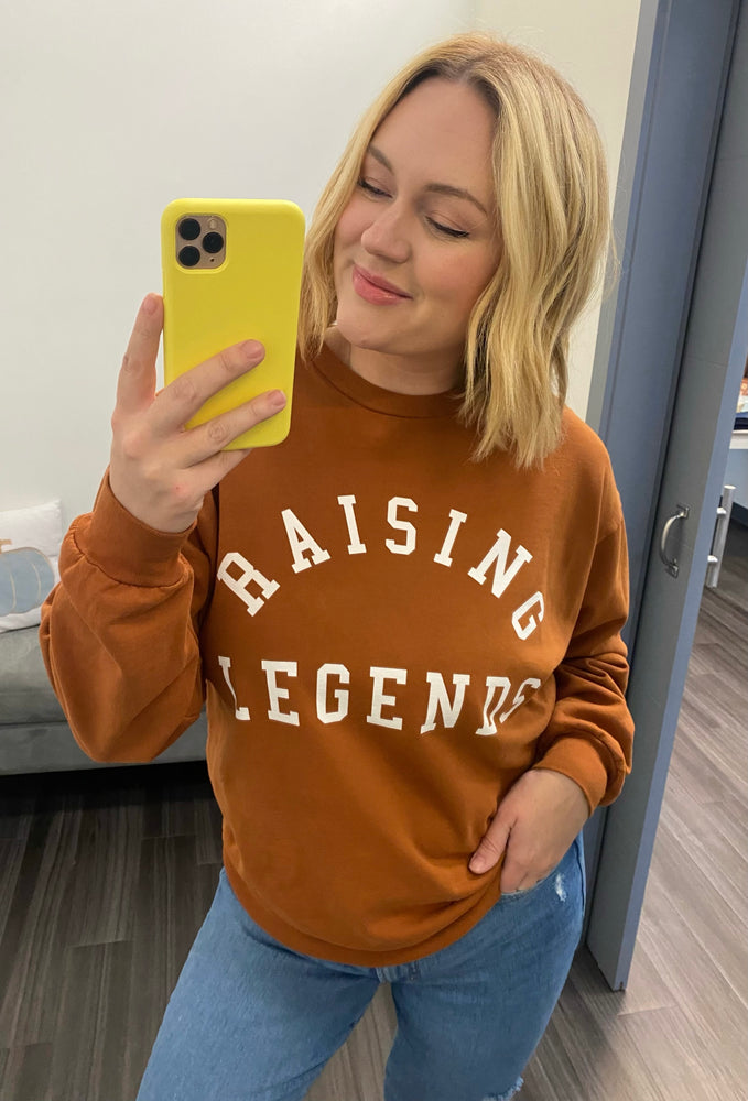 Womens Raising Legends Everyday Sweatshirt in Powder Color – Ford